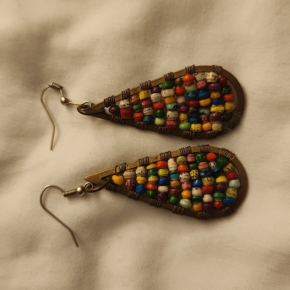Multicolor dangle earrings